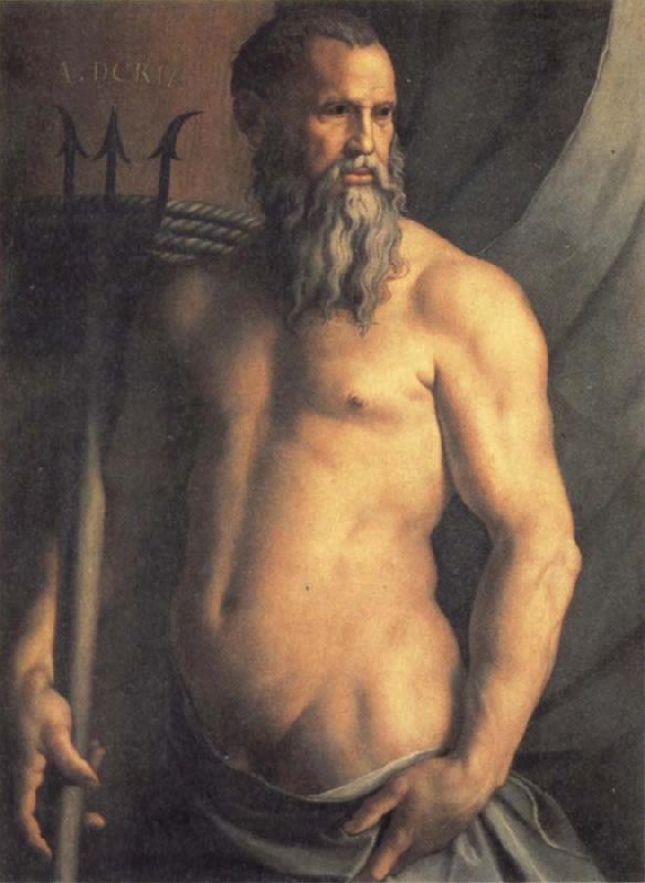 Agnolo Bronzino Portrait des Andrea Doria als Neptun